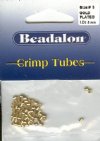 #3 Beadalon Gold Crimp Tubes. 2.0mm 1.5gram